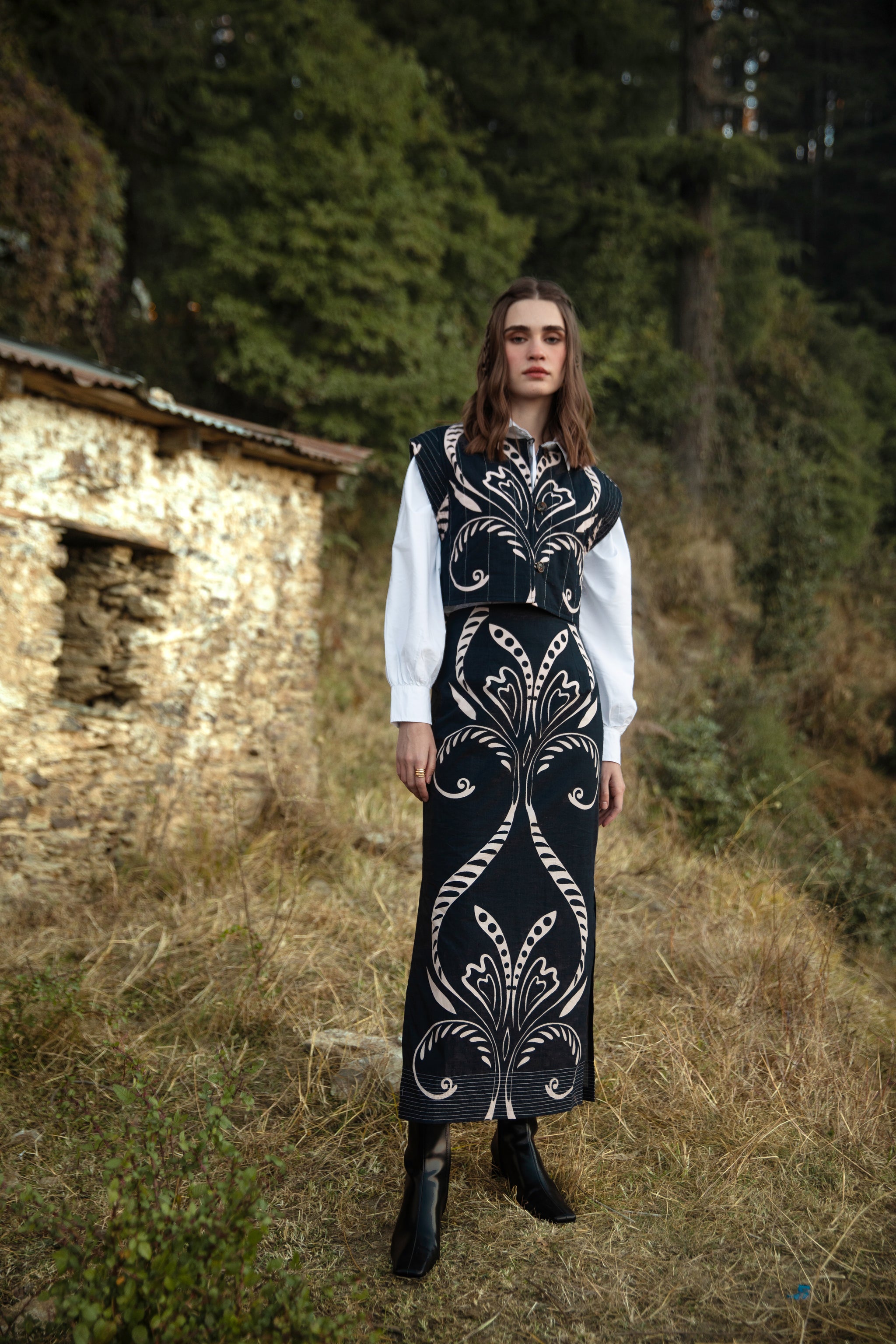 JOURS+ ジュールズプラス V-Neck Jumper Skirt”Vera JOURS+ ジュールズプラス V-Neck Jumper Skirt”Vera レディース