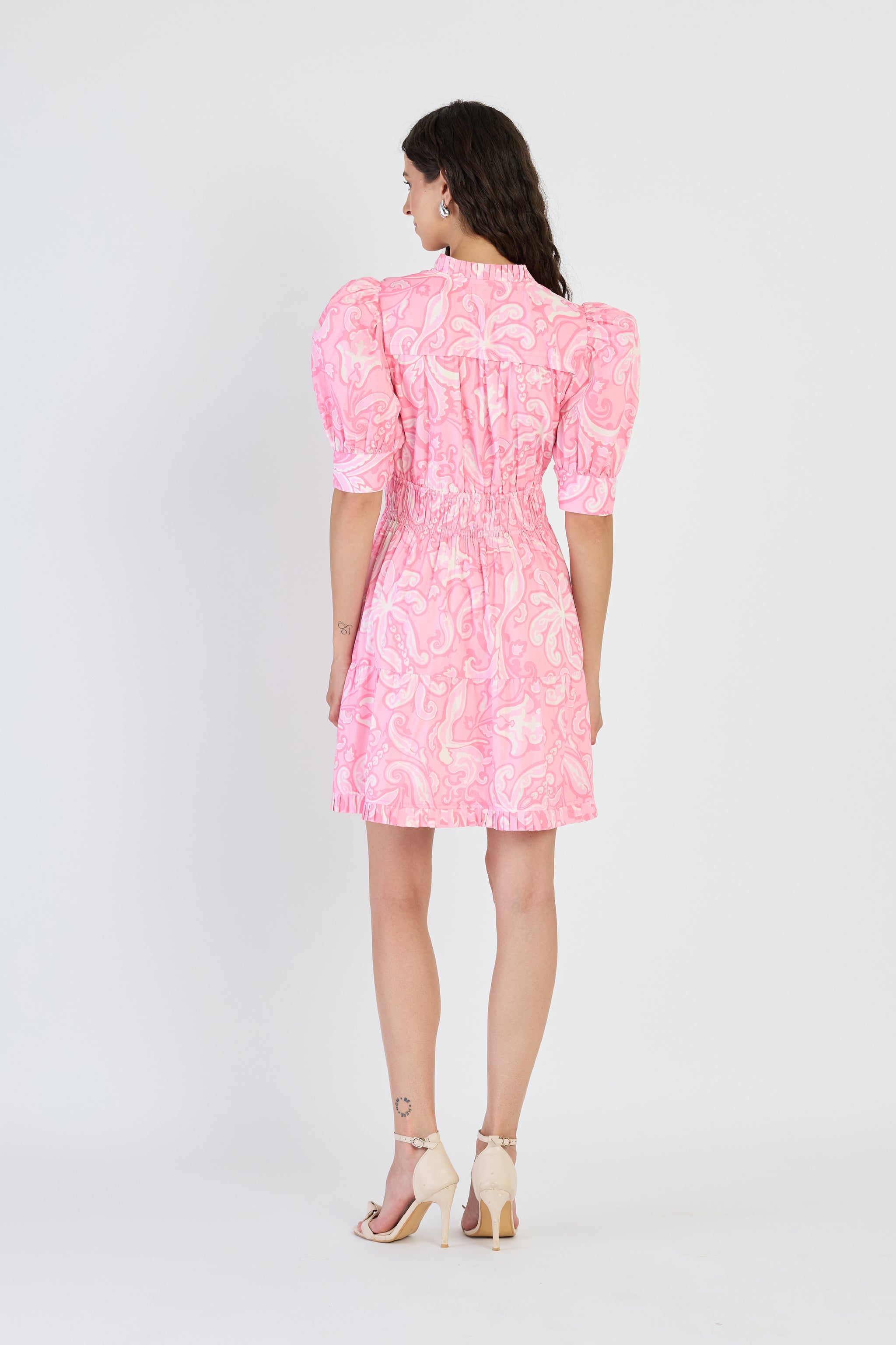 alice pink dress Alice Bow Back Mini Dress - Hot Pink