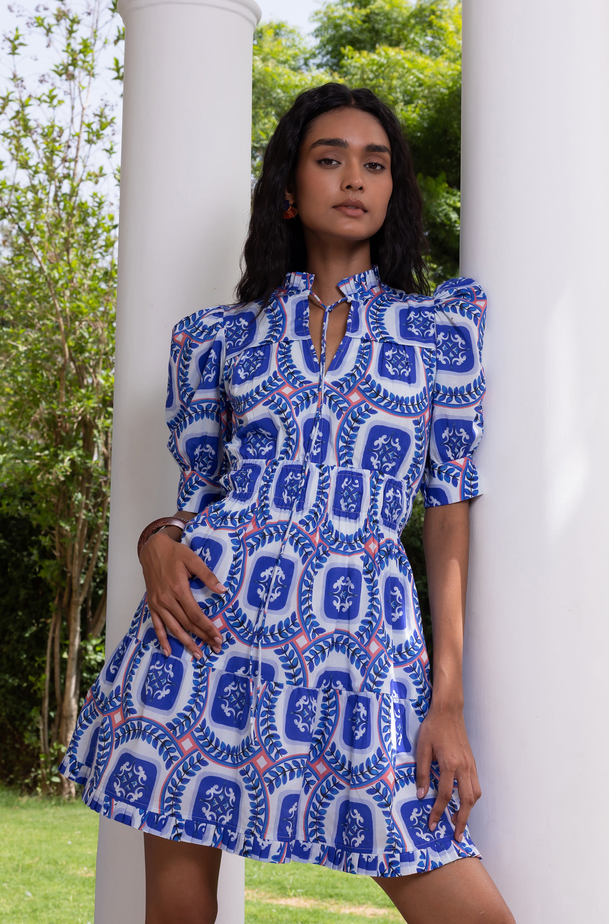 Palermo Sapphire Alice Mini Dress | Beyond by Vera