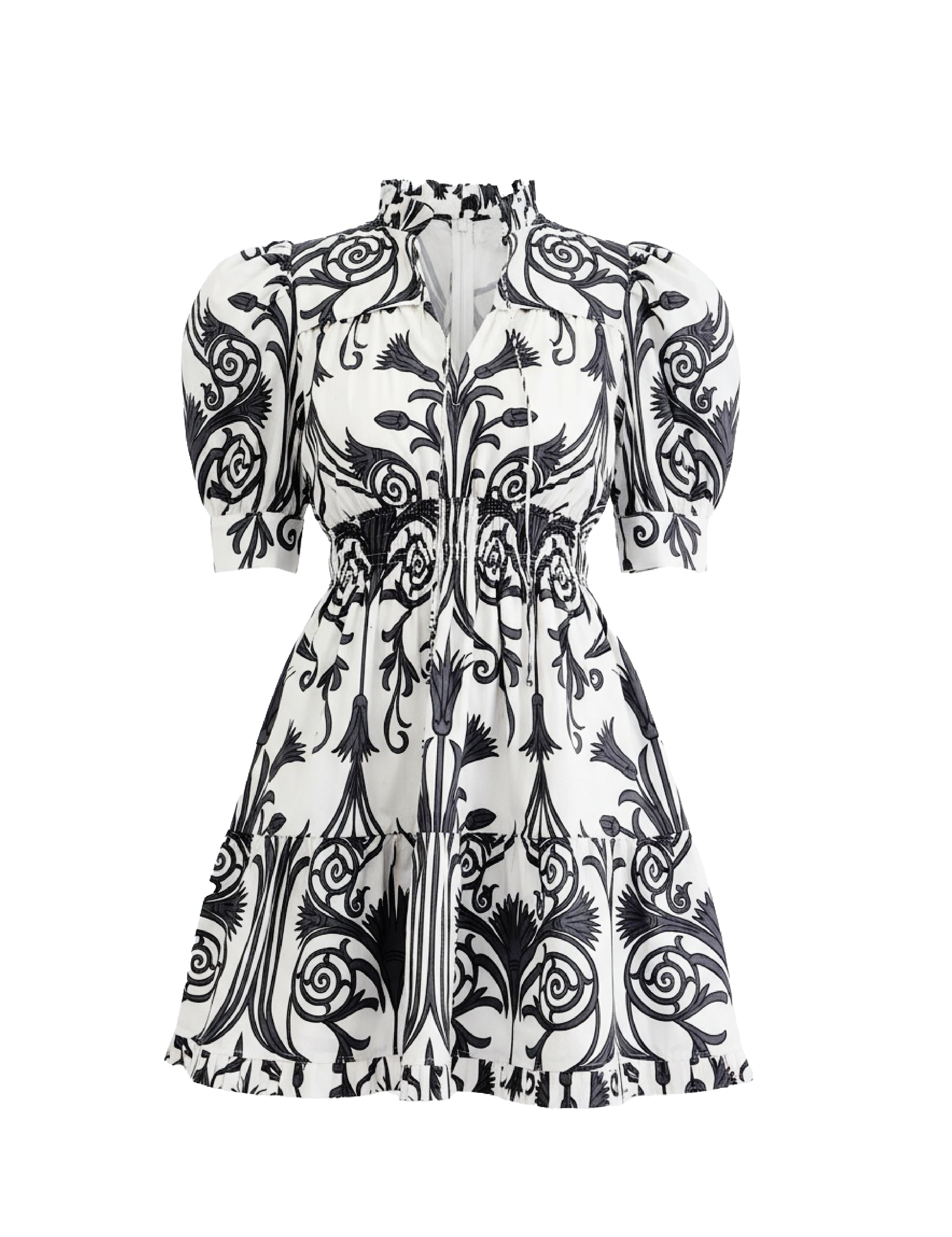Iron Veil Charcoal Alice Mini Dress | Beyond by Vera
