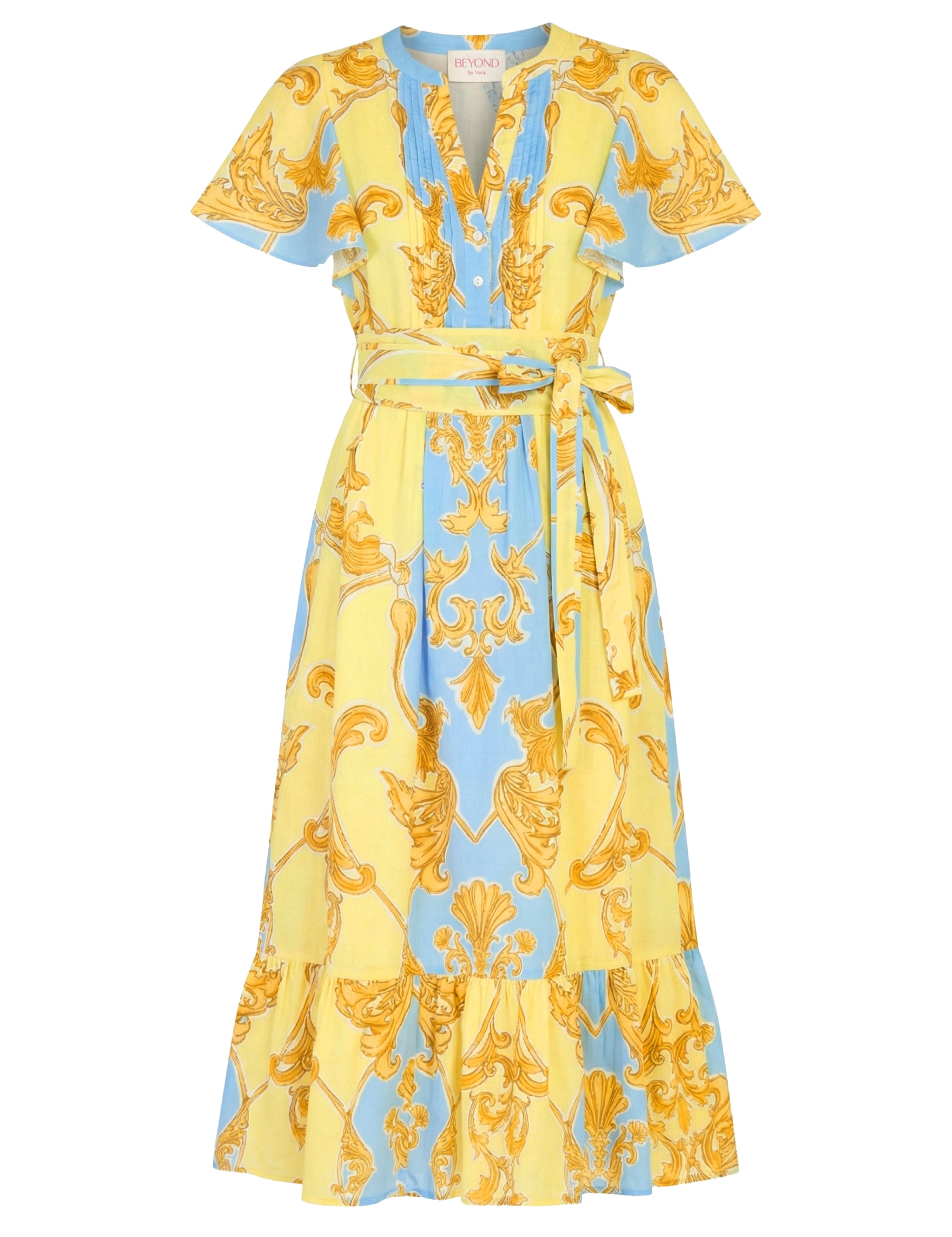 Sirens Sky Leni Cotton Voile Midi Dress