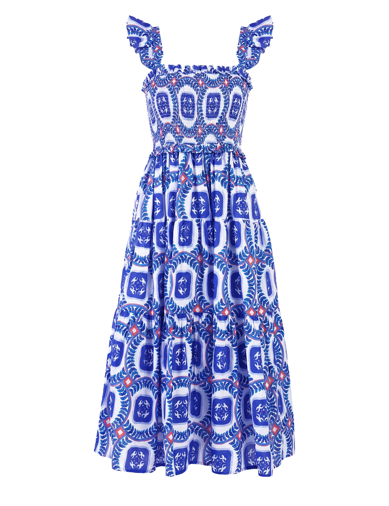 Palermo Sapphire Mia Midi Dress