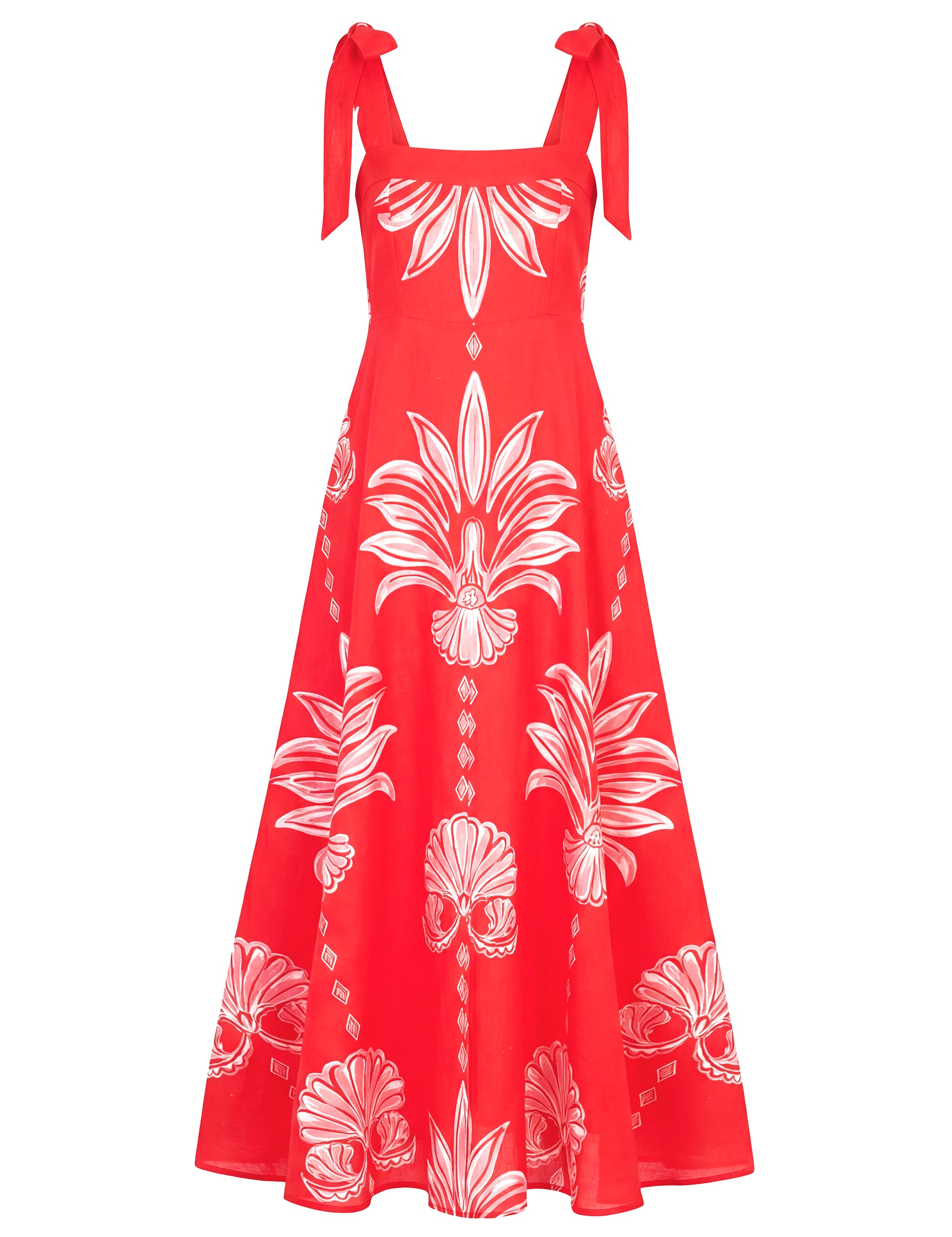 Palm Spring Rouge Pearl Maxi Dress